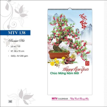 Lịch tết Nghệ thuật Bonsai 2023