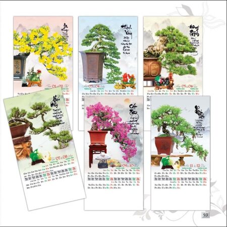 Lịch tết Nghệ thuật Bonsai 2023