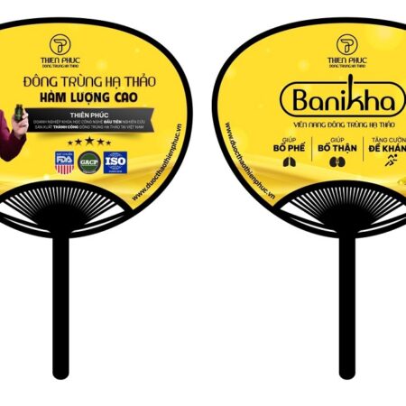 Quạt nhựa đông trùng hạ thảo