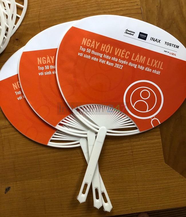 Quạt nhựa ngày hội việc làm Quạt nhựa ngày hội việc làm
