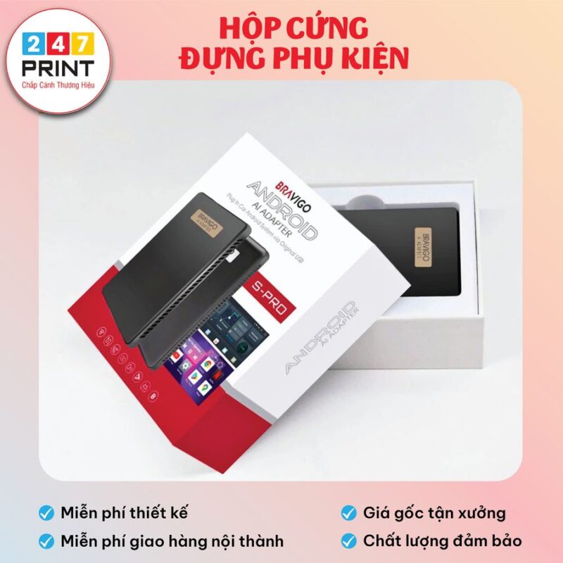 Hộp cứng phụ kiện điện thoại