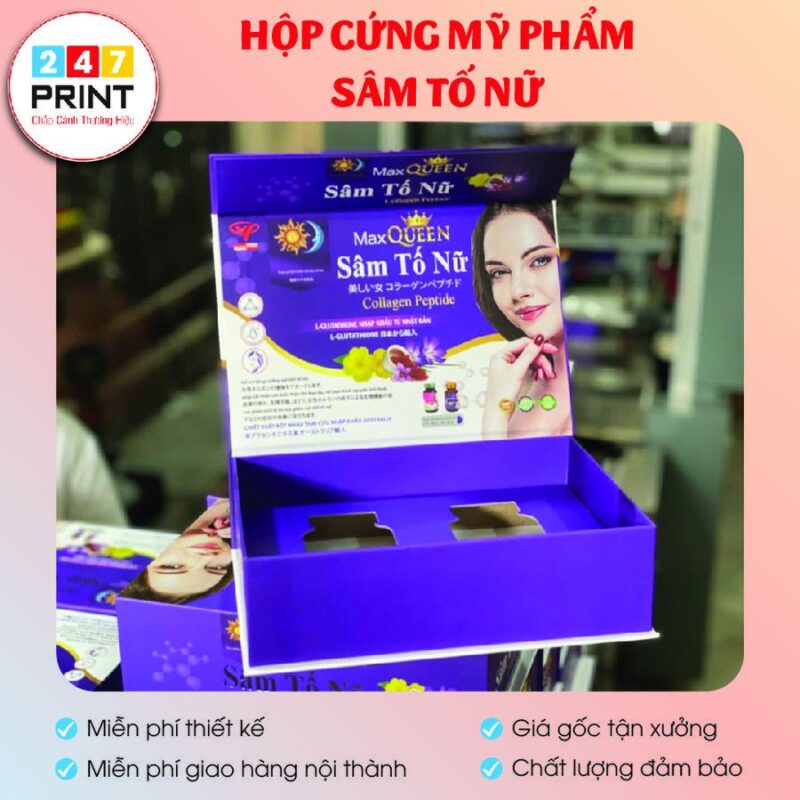 Hộp cứng dược phẩm Sâm tố nữ