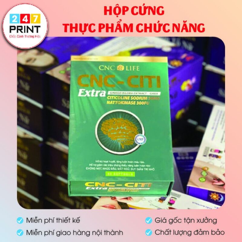 Hộp cứng thực phẩm chức năng