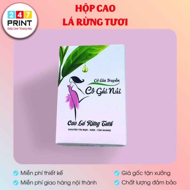 Hộp cao lá rừng tươi