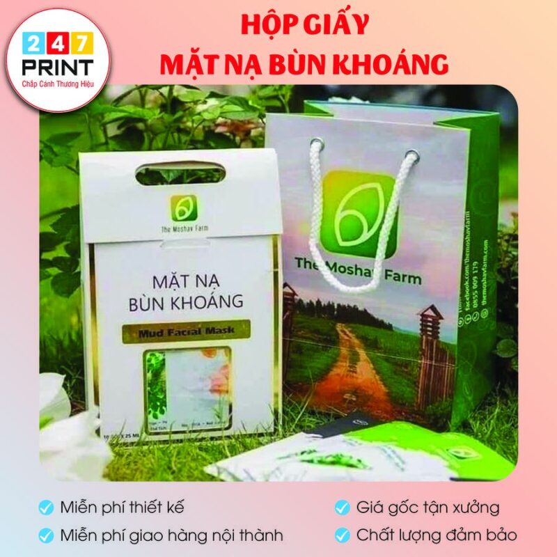 Hộp giấy mặt nạ bùn khoáng