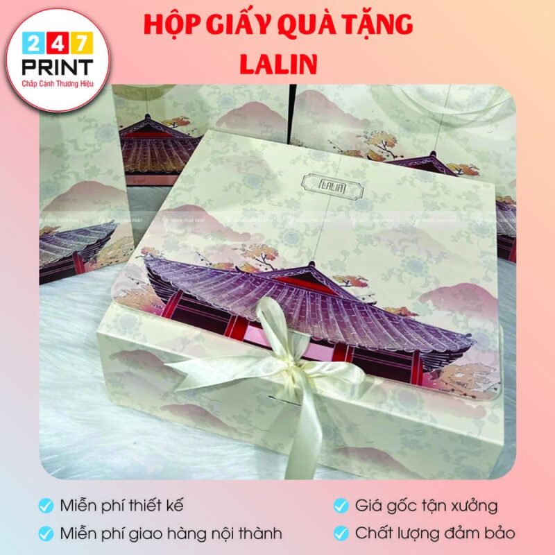 Hộp giấy quà tặng Lalin