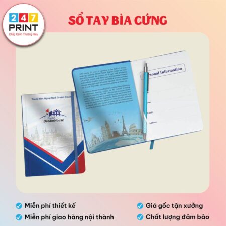 Sổ tay bìa cứng Dream House