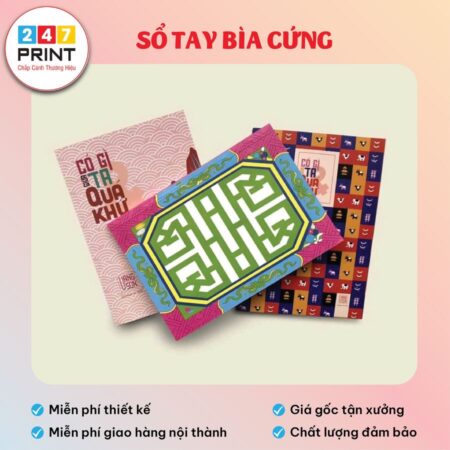 Sổ tay bìa cứng thơ văn