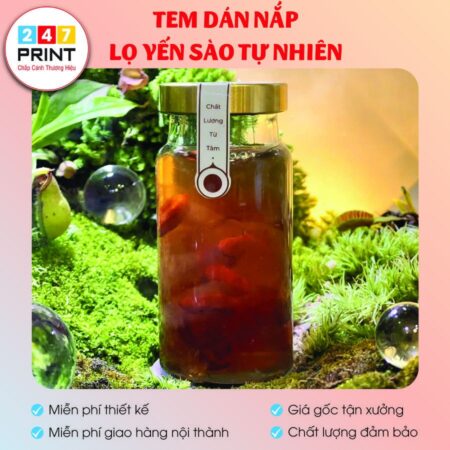 Tem dán lọ yến sào