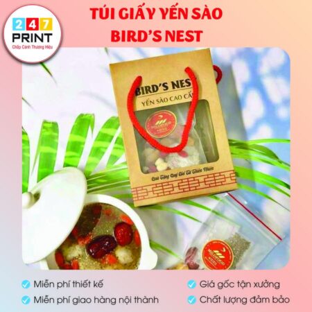 Túi giấy yến sào Birds Nest