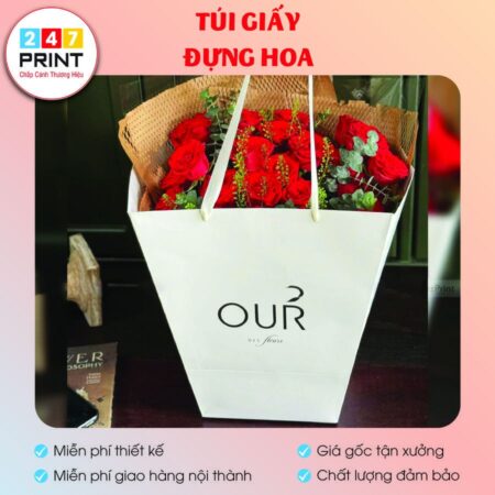 Túi giấy đựng hoa