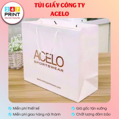 Túi giấy công ty Acelo