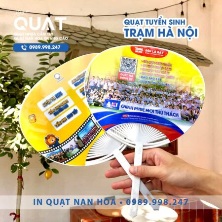 Quạt nhựa tuyển sinh Trạm Hà Nội