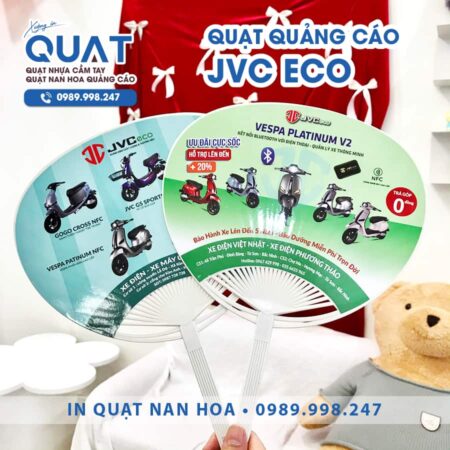 Quạt nhựa quảng cáo JVC ECO