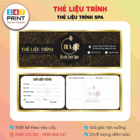 Thẻ liệu trình 04