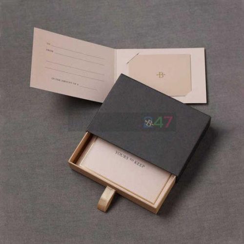 Hộp carton lạnh đựng ví sang trọng