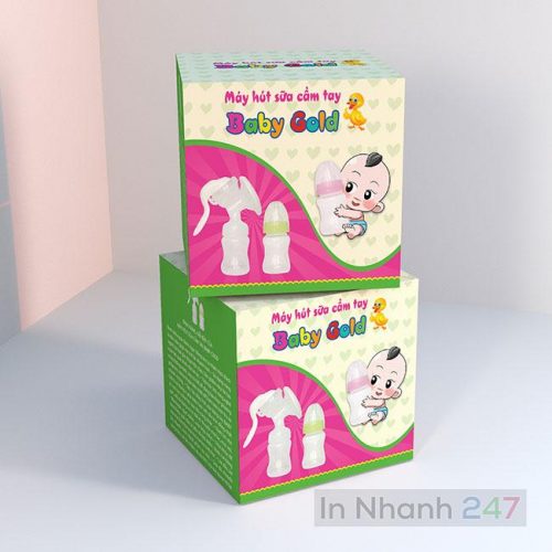 Hộp giấy đựng máy hút sữa