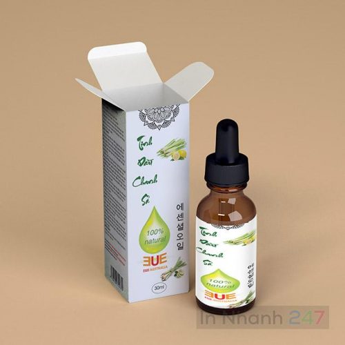 Hộp giấy tinh dầu chanh sả