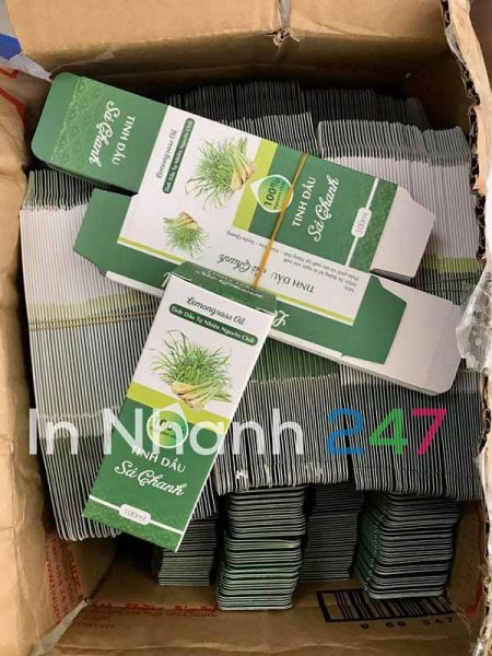 Hộp giấy tinh dầu