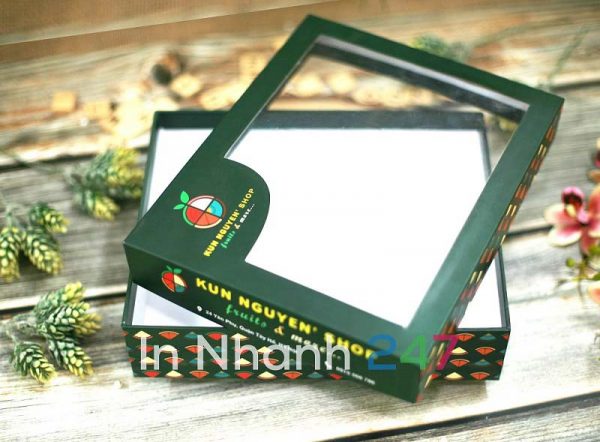 Khay hoa quả bóng kính